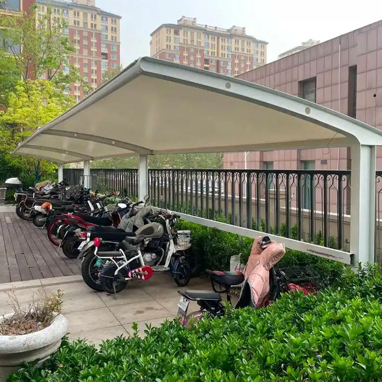 利辛县膜结构电动车棚